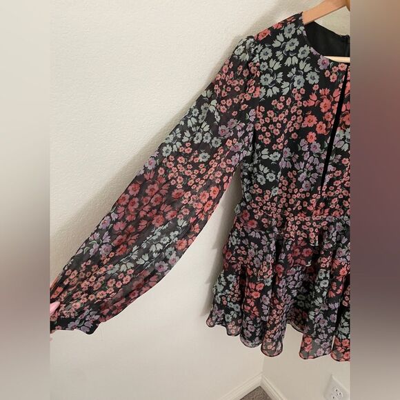 Lovers + Friends Floral Long Sleeve Dress - Picture 3 of 8